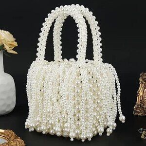 NOTHING BUT PEARLS EVENING BAG